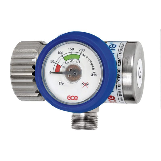 Medireg O₂D Pressure Regulator DIN quick coupler