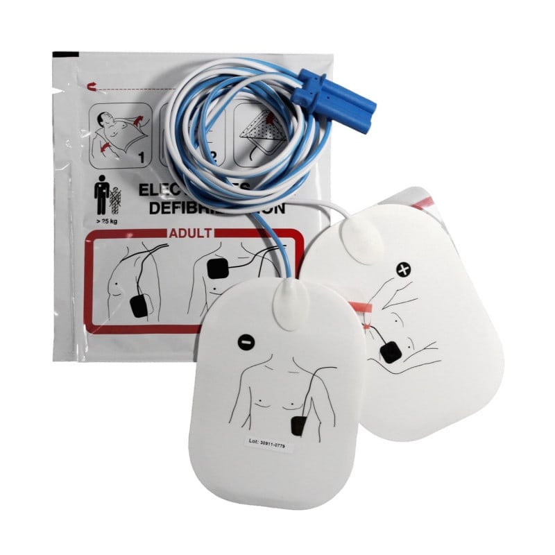 FRED easy Electrodes for adults, pre-connected
