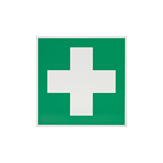 First Aid Sign cross + first aid kit