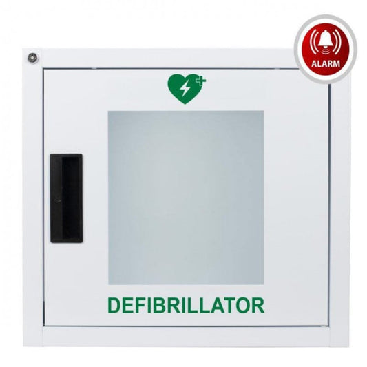 Metal AED Cabinet white